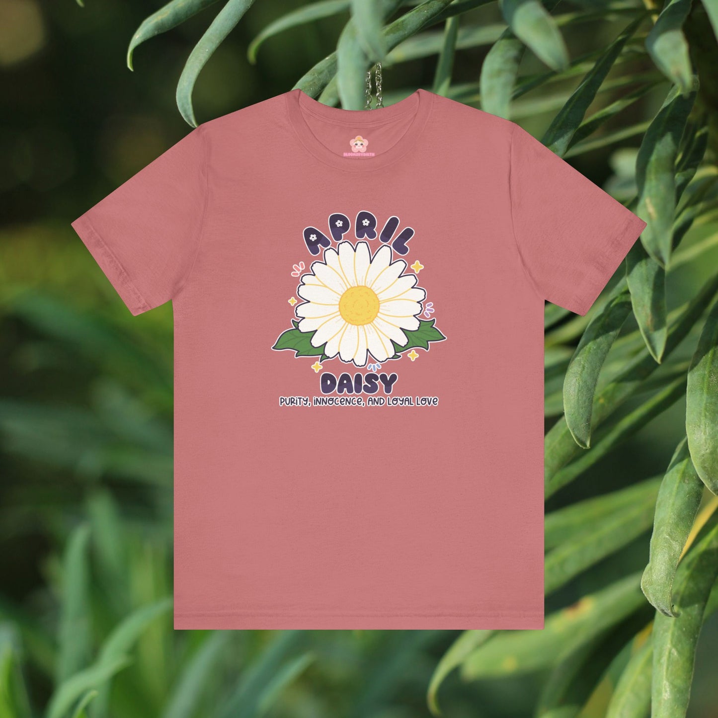 April Birth Flower T-Shirt | Daisy | Unique Birthday Gifts for Her | BloomsByBirth Floral Tees