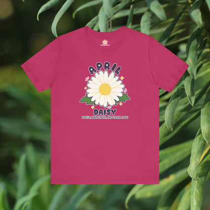 April Birth Flower T-Shirt | Daisy | Unique Birthday Gifts for Her | BloomsByBirth Floral Tees