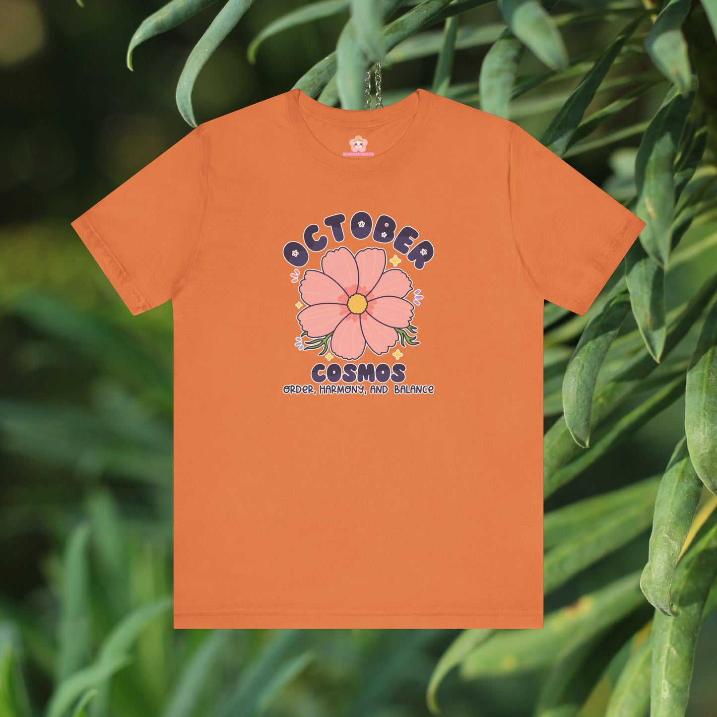 October Birth Flower T-Shirt | Cosmo | Unique Birthday Gifts for Her | BloomsByBirth Floral Tees
