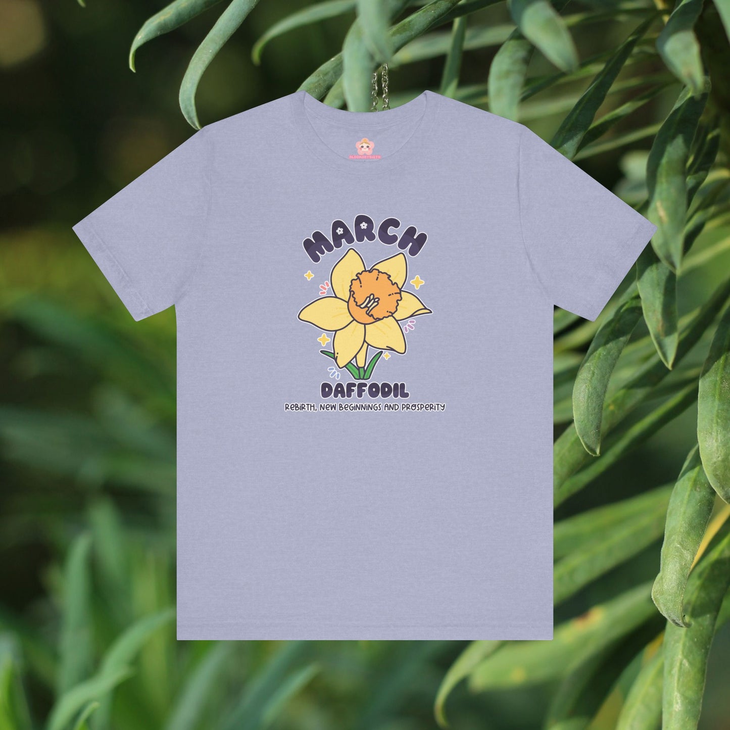March Birth Flower T-Shirt | Daffodil | Unique Birthday Gifts for Her | BloomsByBirth Floral Tees