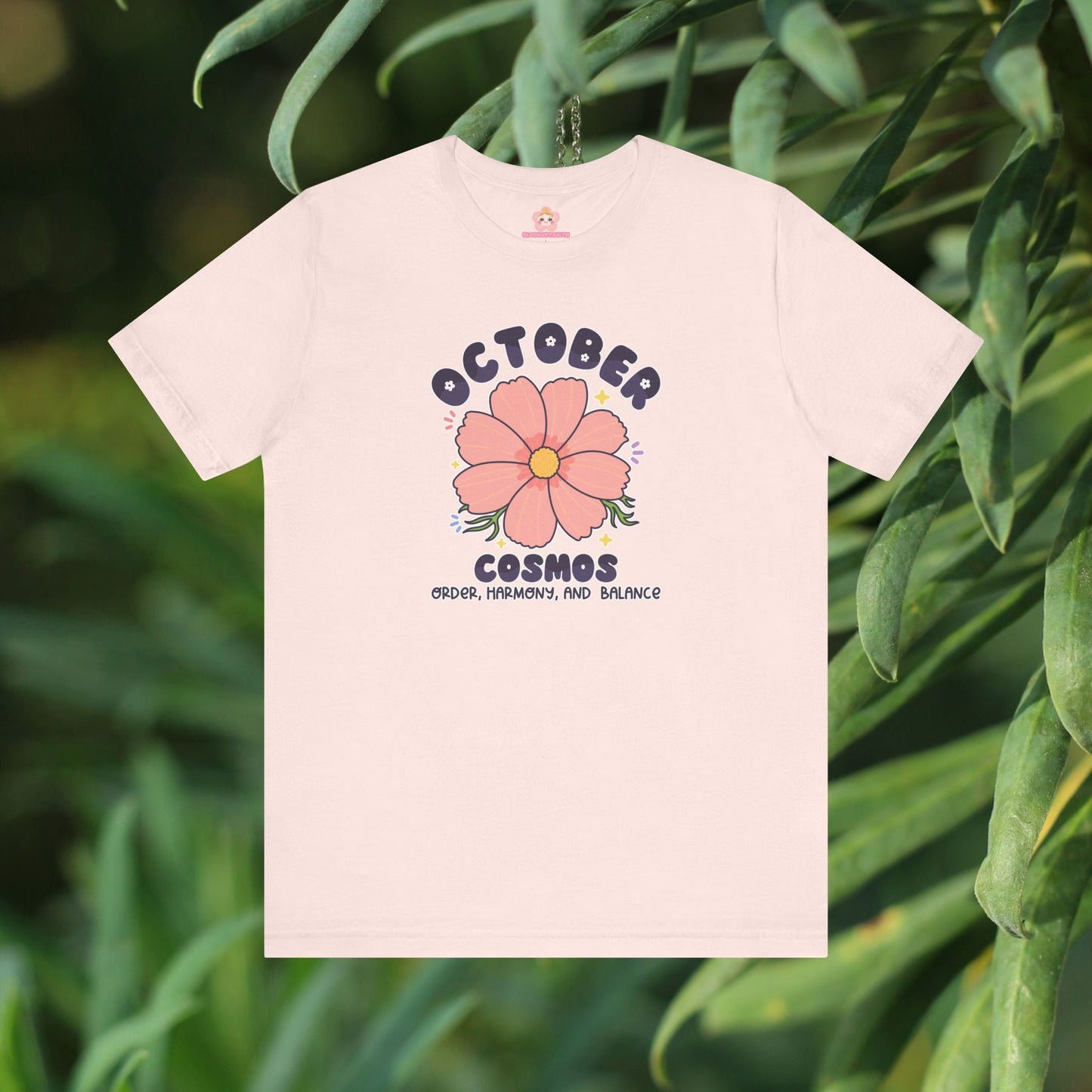 October Birth Flower T-Shirt | Cosmo | Unique Birthday Gifts for Her | BloomsByBirth Floral Tees