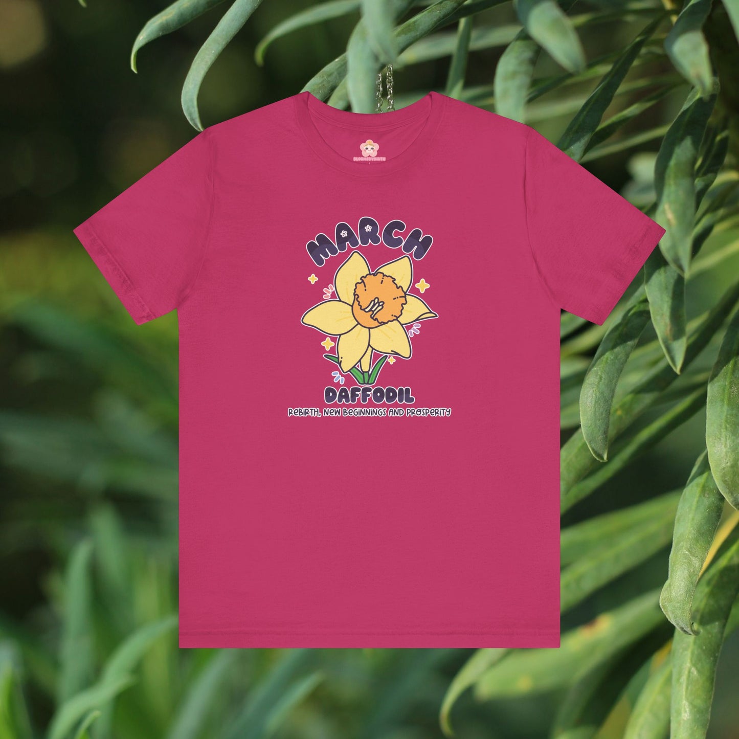 March Birth Flower T-Shirt | Daffodil | Unique Birthday Gifts for Her | BloomsByBirth Floral Tees